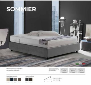 LETTO CONTENITORE SOMMIER